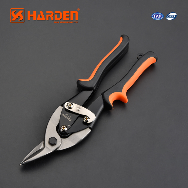 Harden 10" Aviation Snips Left Head ( Professional & Industrial ) Chrome Vanadium Left Aviation Tin Snip 570101_img_1