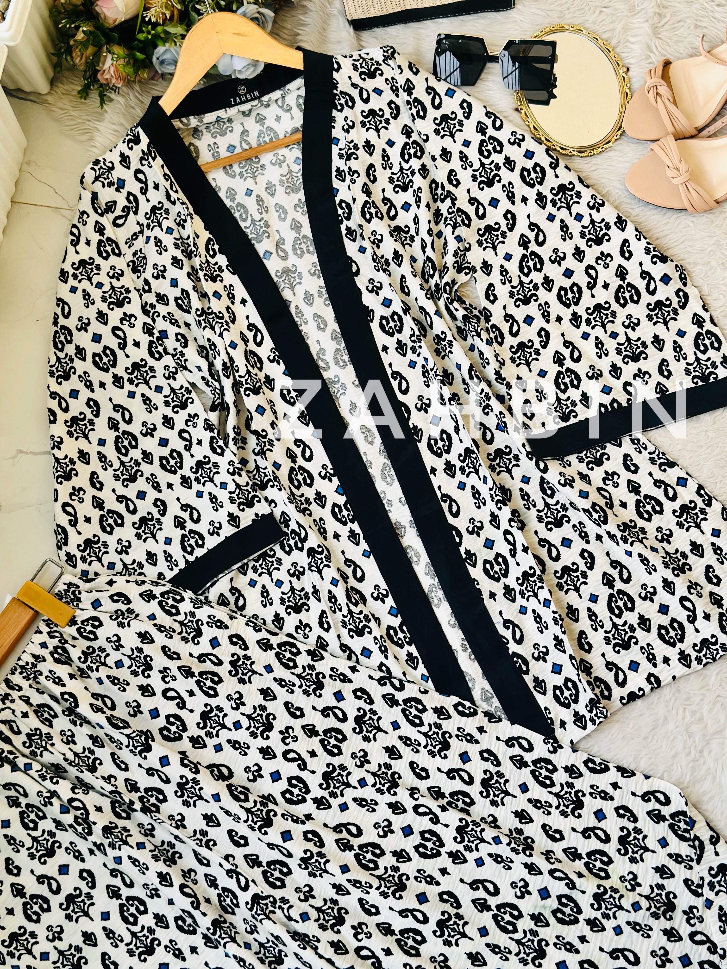 Tribal printed Kimono Set_img_1