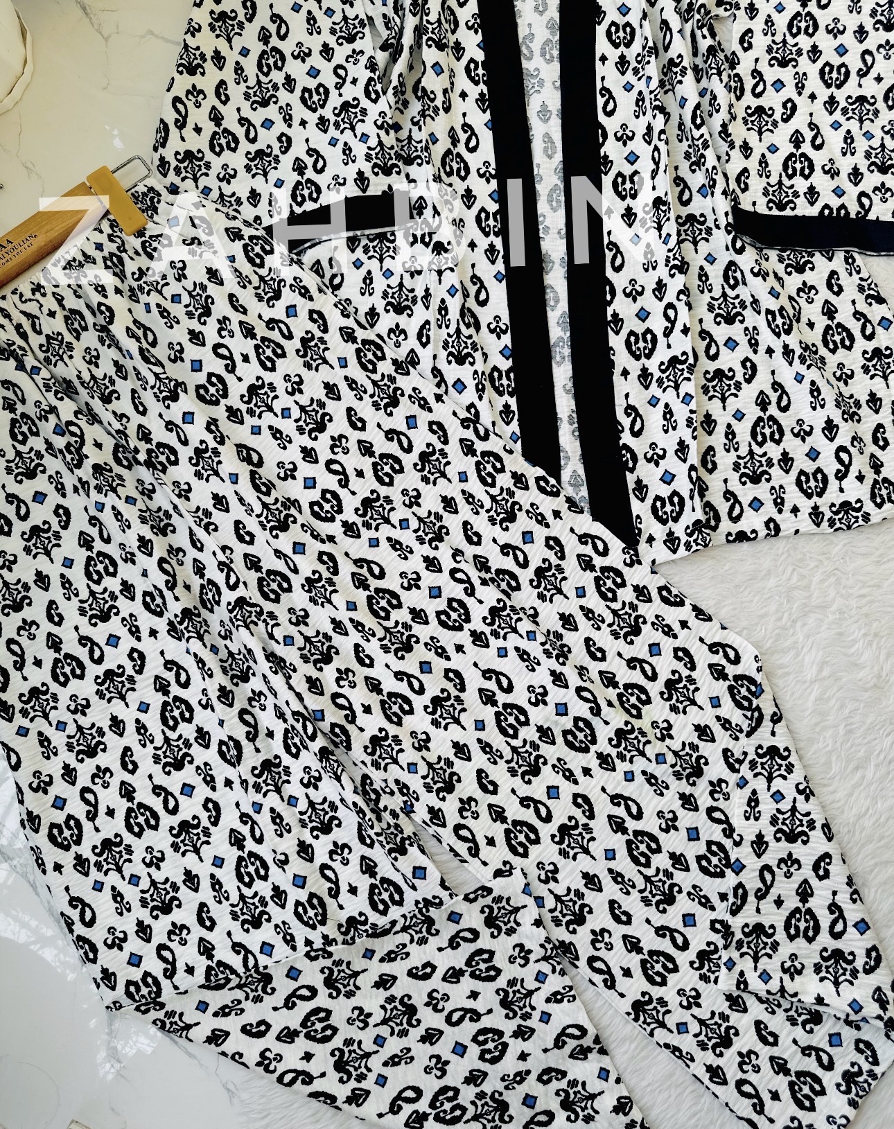 Tribal printed Kimono Set_img_2