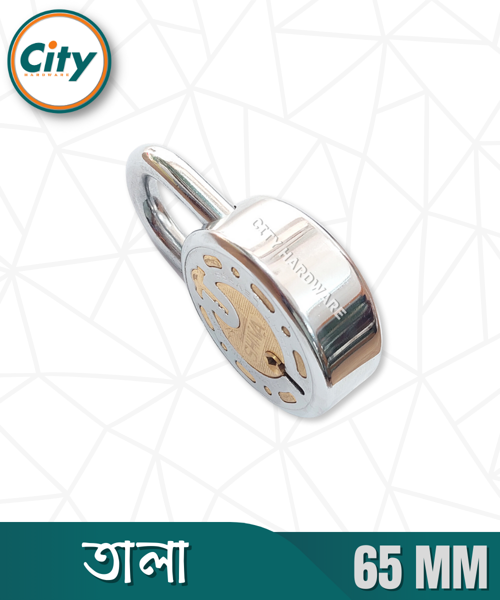 ৪০/৫০/৬৫ মিমি সাইজের টেলকো শিভা তালা ৩ টি চাবির ইন্ডিয়ান তালা_img_2