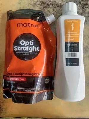 Matrix Opti Stright Resistant Straightening Cream 500ml+500ml