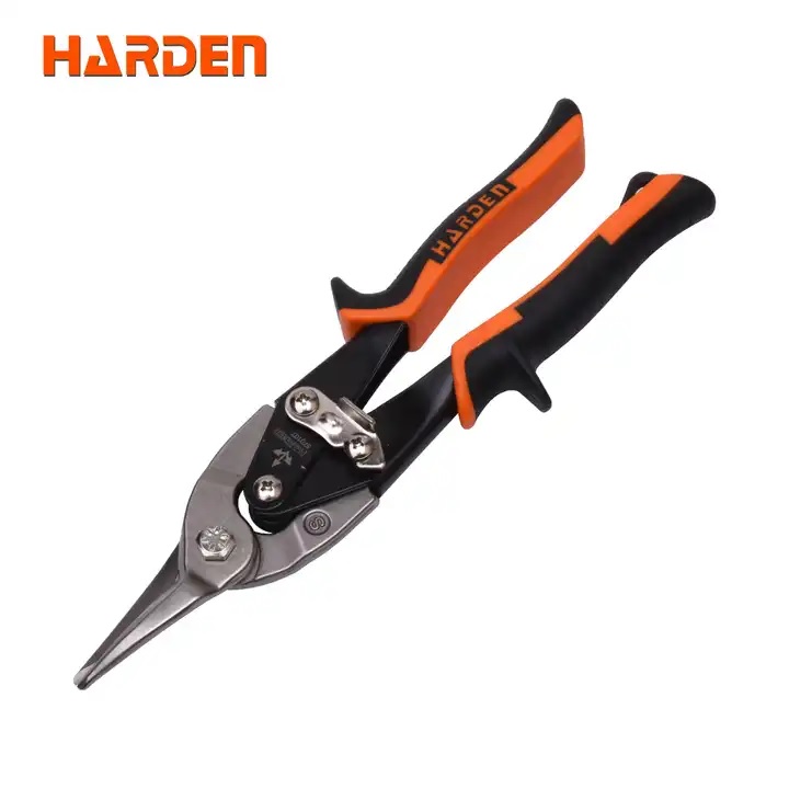 Harden 10" Aviation Snips Taiwan Type Straight Head ( Professional & Industrial ) Chrome Vanadium Straight Aviation Tin Snip 570107_img_1