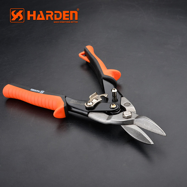 Harden 10" Aviation Snips Taiwan Type Straight Head ( Professional & Industrial ) Chrome Vanadium Straight Aviation Tin Snip 570107_img_4