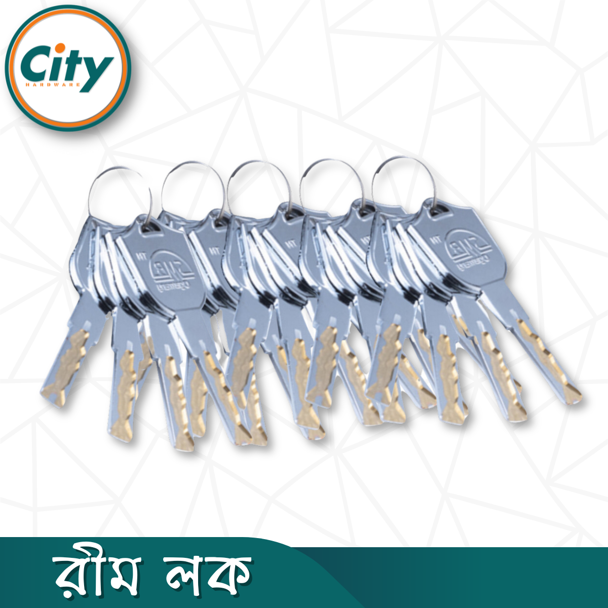 অটো লক সুরক্ষা লক স্টেইনলেস স্টিলের হেভি রিম লক প্রধান দরজার জন্য লক অনেক চাবির সাথে দরজার লক_img_2