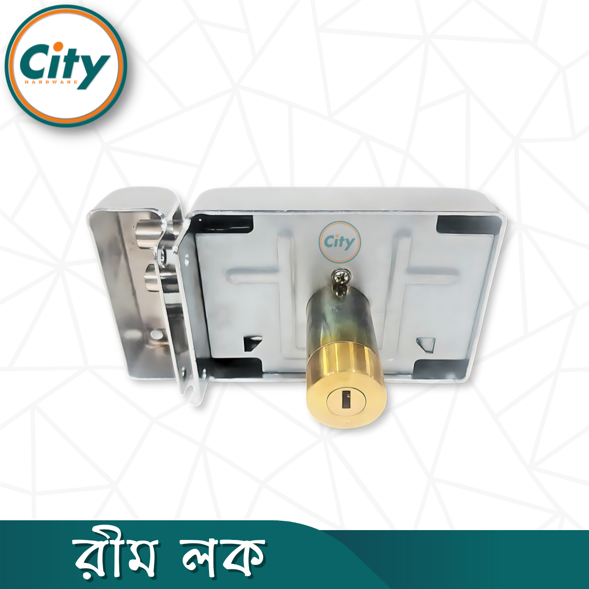 অটো লক সুরক্ষা লক রিম লক হেভি আয়রন রিম লক প্রধান প্রবেশের দরজার জন্য অনেক চাবি সহ দরজার লক_img_1