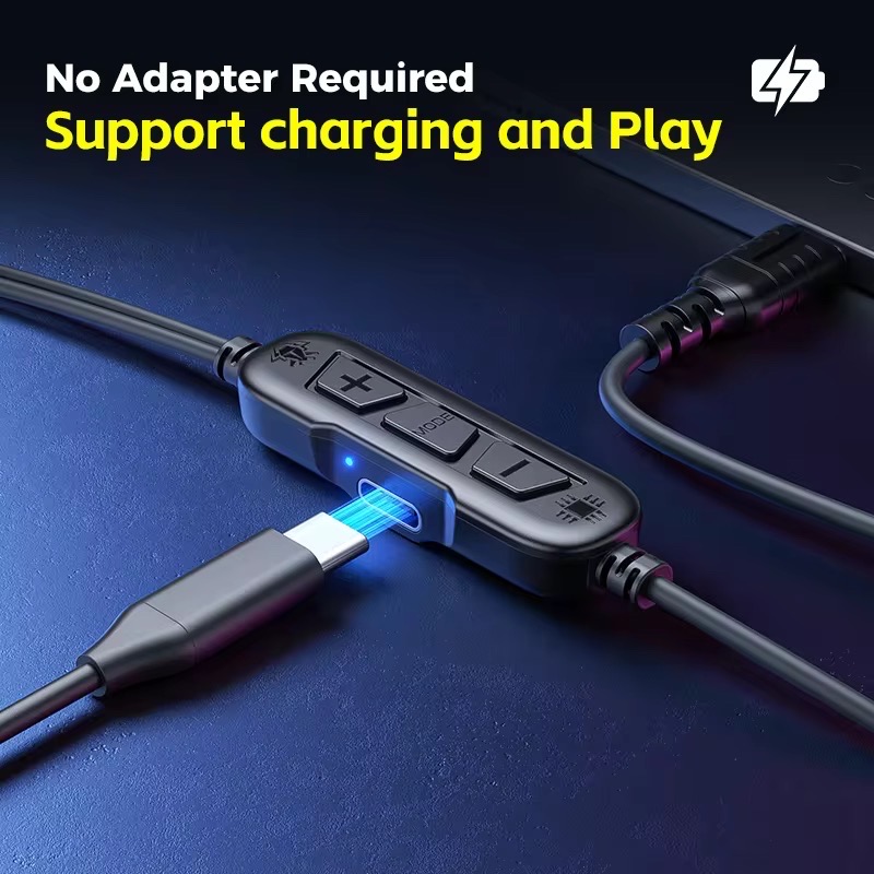 Plextone RX5 Refire Type-C Gaming Earphones And Charge_img_3