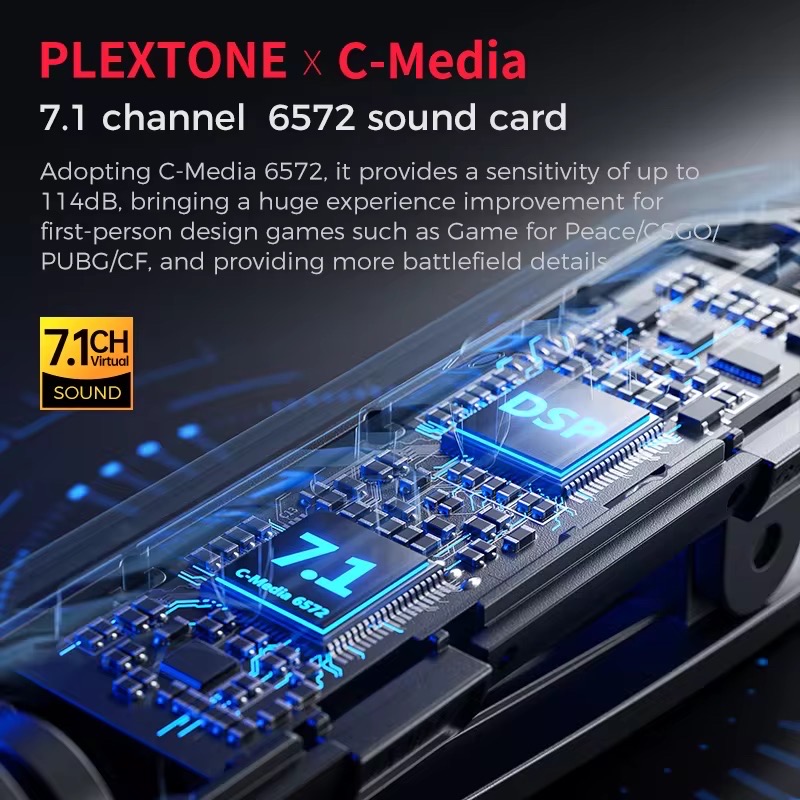 Plextone M762 Ultra Ai Type-C Gaming Earphones And Charge_img_2