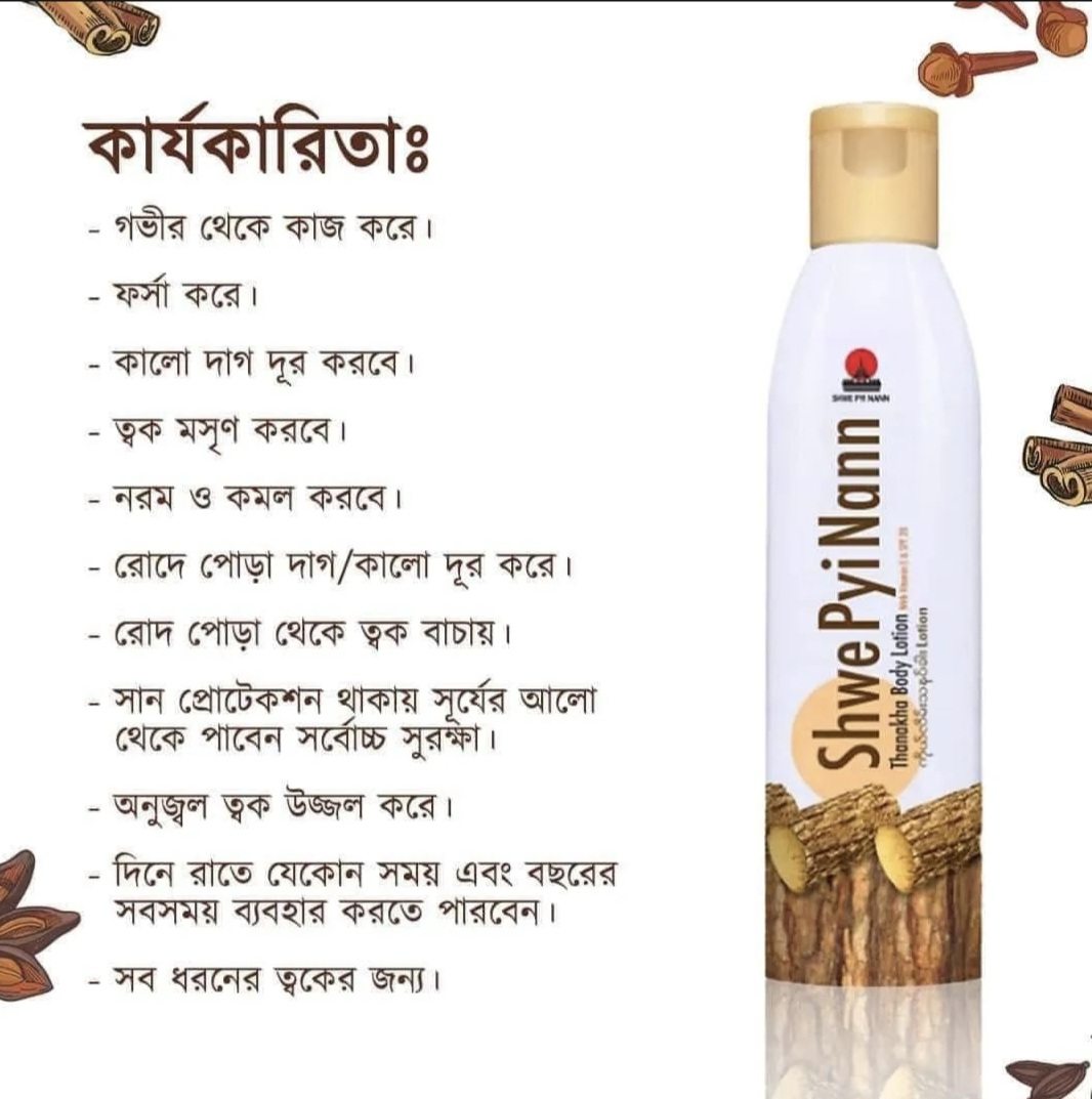 Whitening Thanaka Body Lotion net weight 200g