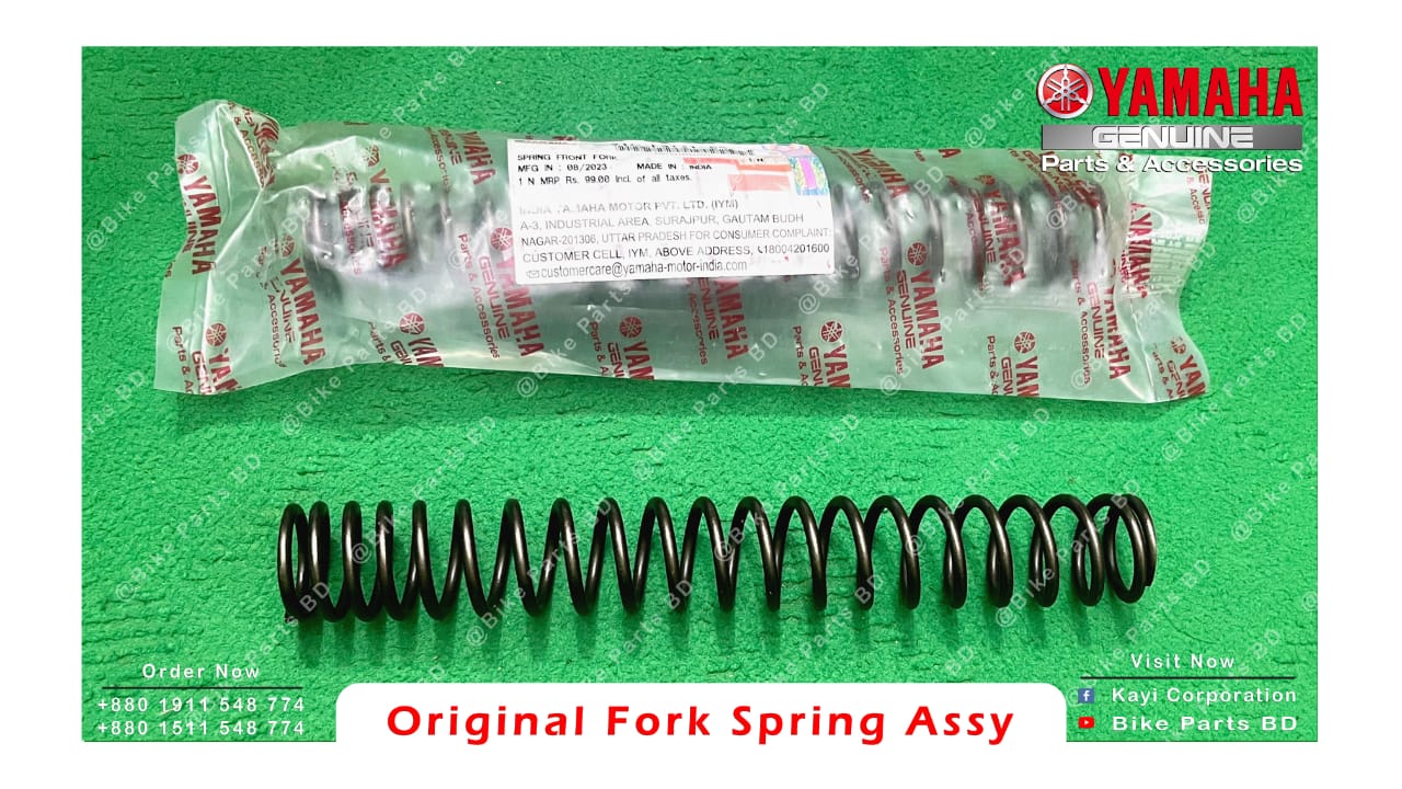 Fork Spiring Assy (2 Pcs) Yamaha FZS V1, FZS V2, FZS V3, FZS V4, & Fazer V1 Fazer V2 bike. thumbnail 2