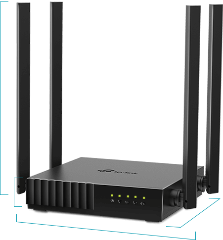TP-Link Archer C54 AC1200 Dual Band 4 Antenna MU-MIMO Beamforming Wi-Fi Router_img_1