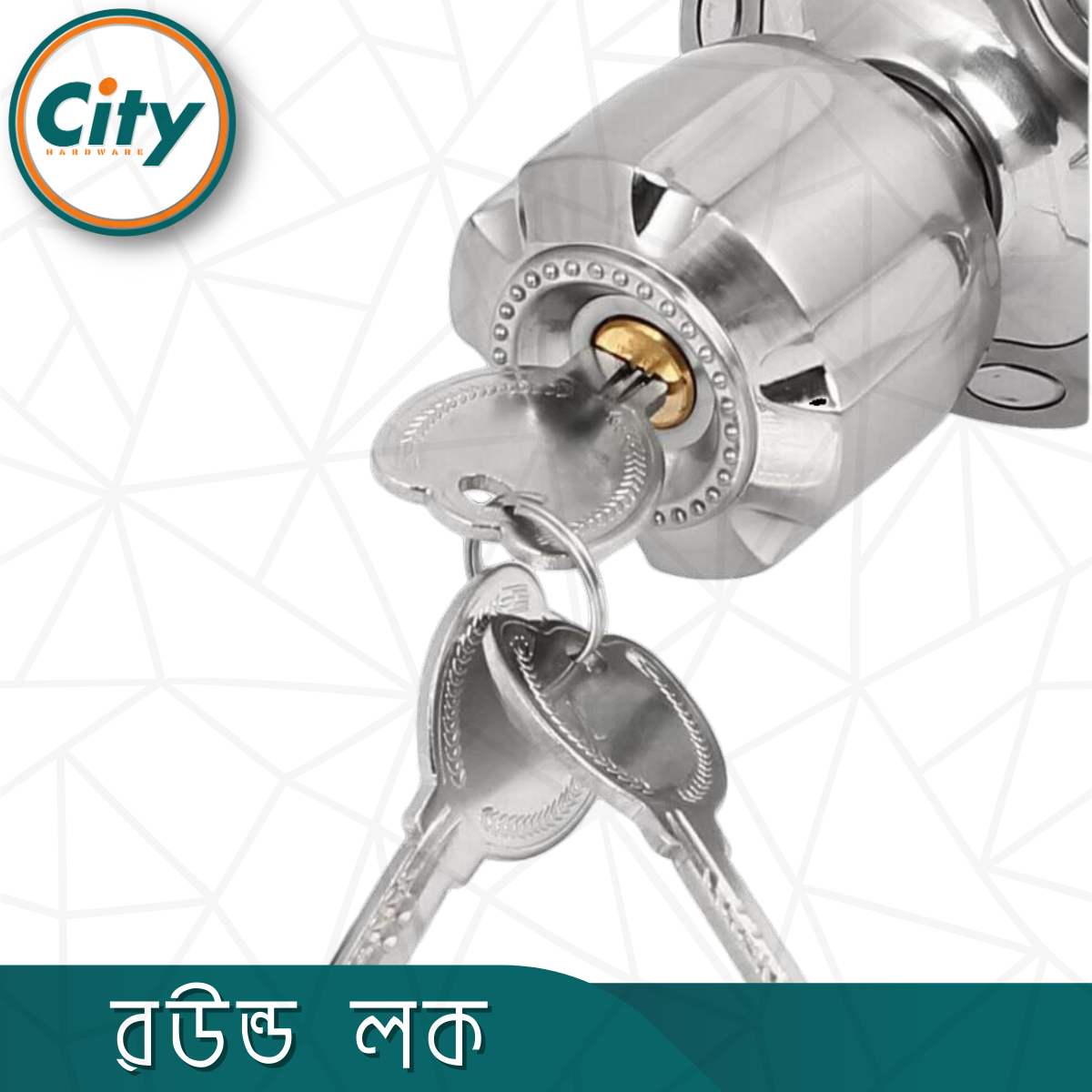 উচ্চ সুরক্ষা রাউন্ড লক নতুন কামরাঙ্গা মডেল সর্বজনীন কাঠের ডোর লক সিলভার রঙের দরজার লক_img_3