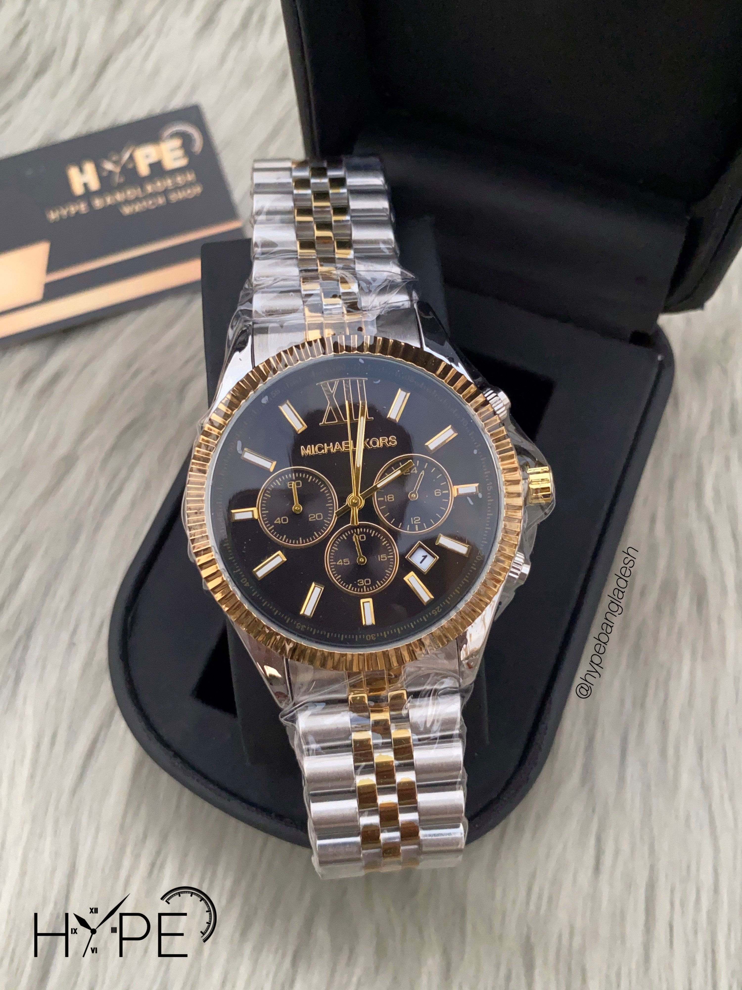 MK Chronograph (Gold-Black)