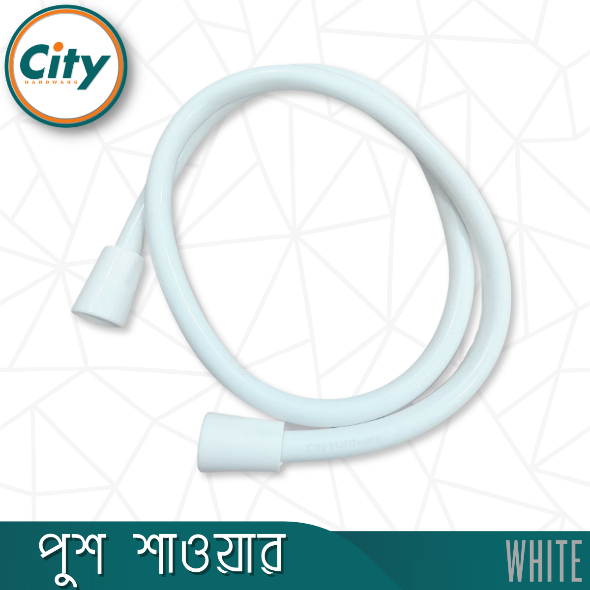 টয়লেট পুশ শাওয়ার হ্যান্ড পুশ শাওয়ার কমোড শাওয়ার সেট সাদা_img_2