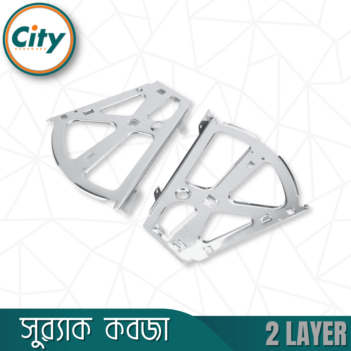 ১ জোড়া (২ পিস) ডাবল জুতার র্যাক কবজ স্টেইনলেস স্টিল ২ স্তরের জুতা ক্যাবিনেটের ফ্লিপ ফ্রেম র্যাক কবজা_img_2