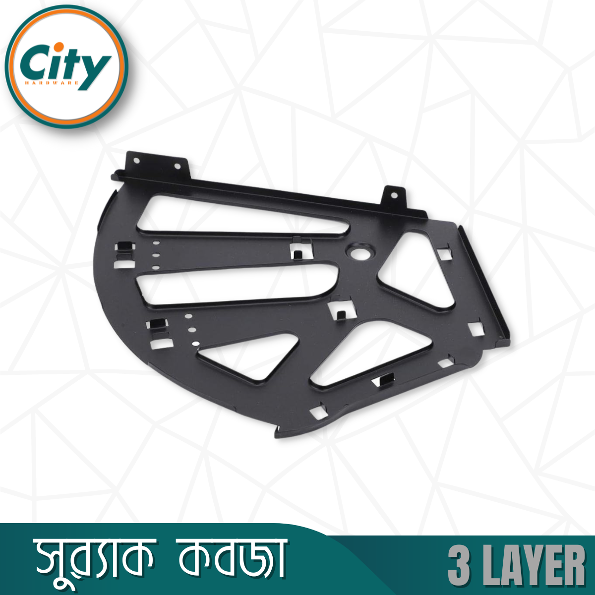 ১ জোড়া (২ পিস) ট্রিপল জুতার র্যাক তৈরীর কবজা ৩ স্তরের জুতা ক্যাবিনেট ফ্লিপ ফ্রেম র্যাক কবজা_img_4