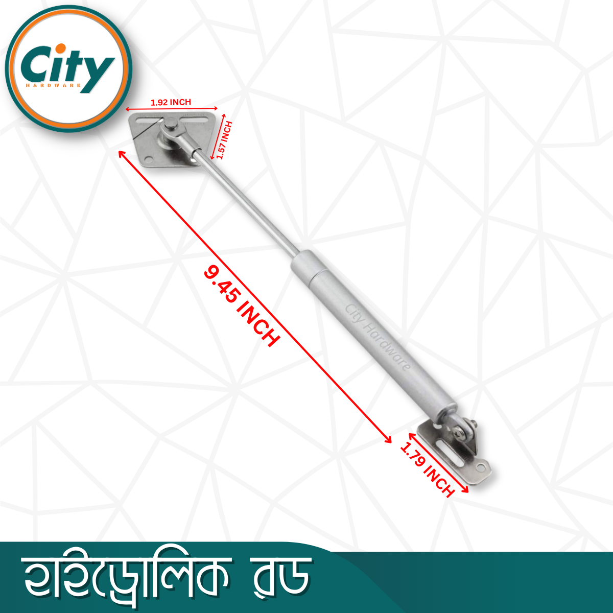 ১ পিস হাইড্রোলিক স্টিক ৬, ৮, ১০ বা ১২ ইঞ্চি সাইজের ক্যাবিনেট ডোর সাপোর্ট গ্যাস স্প্রিং লিফট ক্যাপাসিটি ১০০এন/১০কেজি মডেল-১_img_4