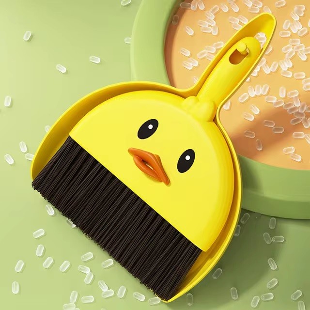 Mini Dustpan and Brush Set – Handheld Cleaning Brush for Desk, Keyboard & Home Use