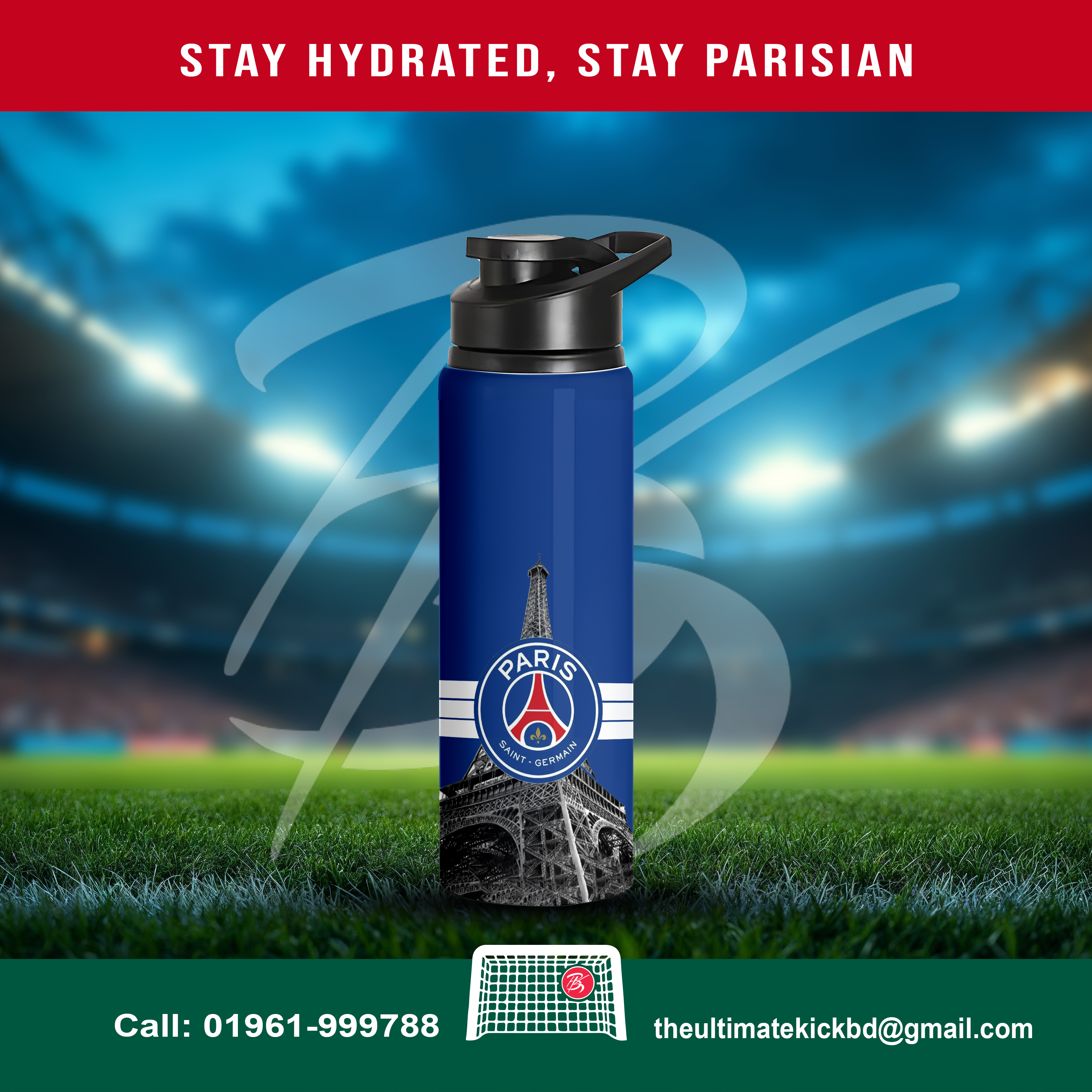 Ici C'est Paris – 750ml PSG Bottle (Classic Edition)