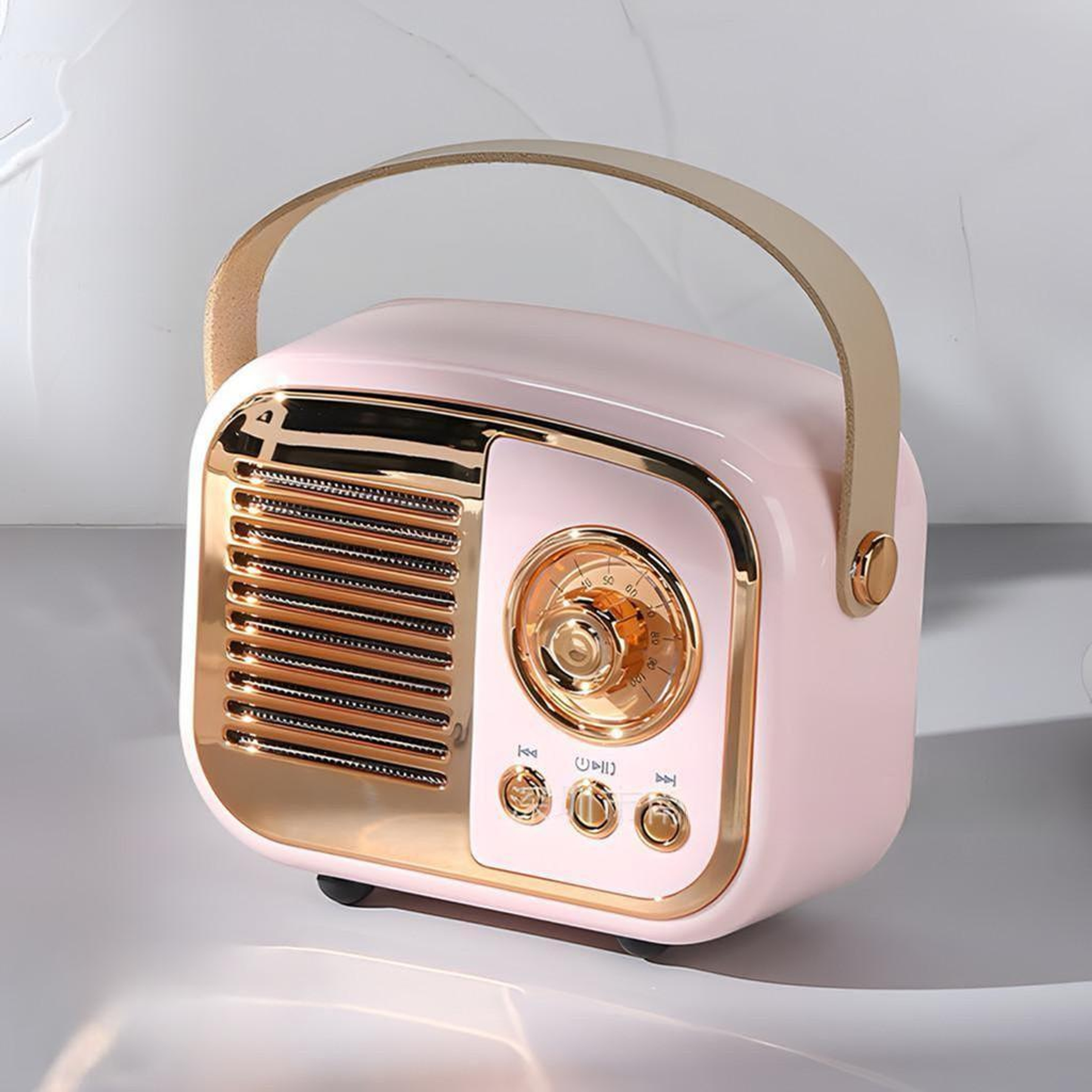 Creative Vintage Bluetooth Speaker – Portable & Rechargeable