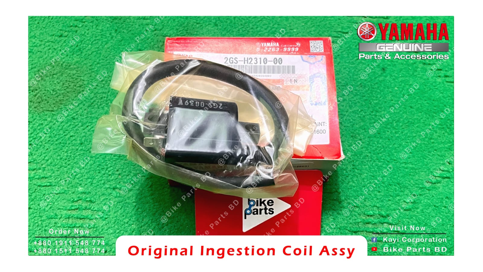 Ingestion Coil/Out Coil Assy for Yamaha FZS V2, FZS V3, Fazer V2 bike. thumbnail 2