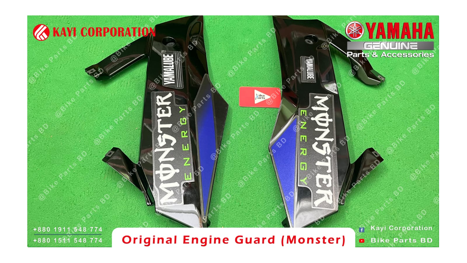 Engine Guard for Yamaha R15 V3 (Monster) bike. thumbnail 2