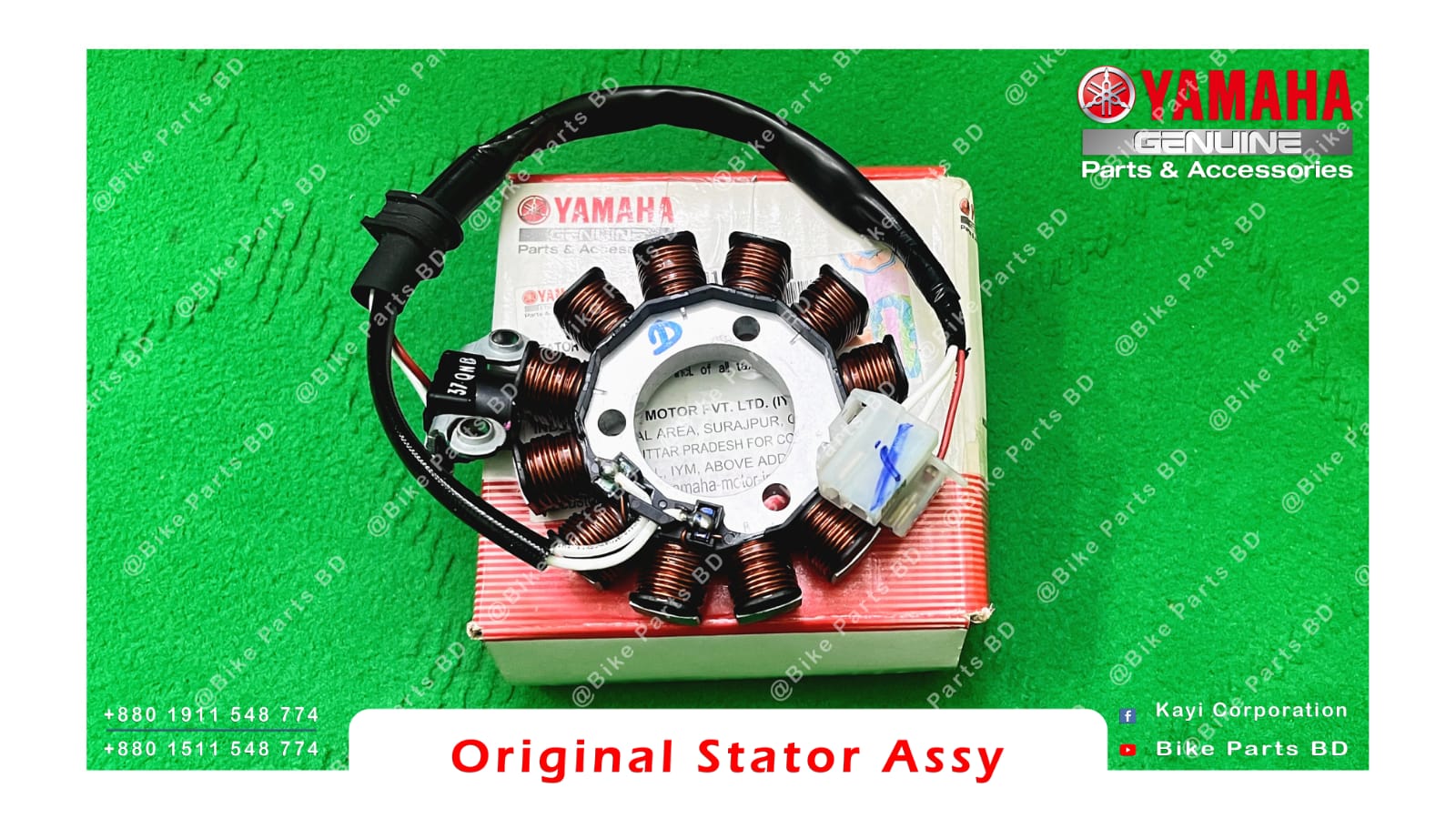 Stator Assy/Armchair Coil for Yamaha R15 V3, R15 V4, R15M, MT15 V1, MT15 V2 bike. thumbnail 2