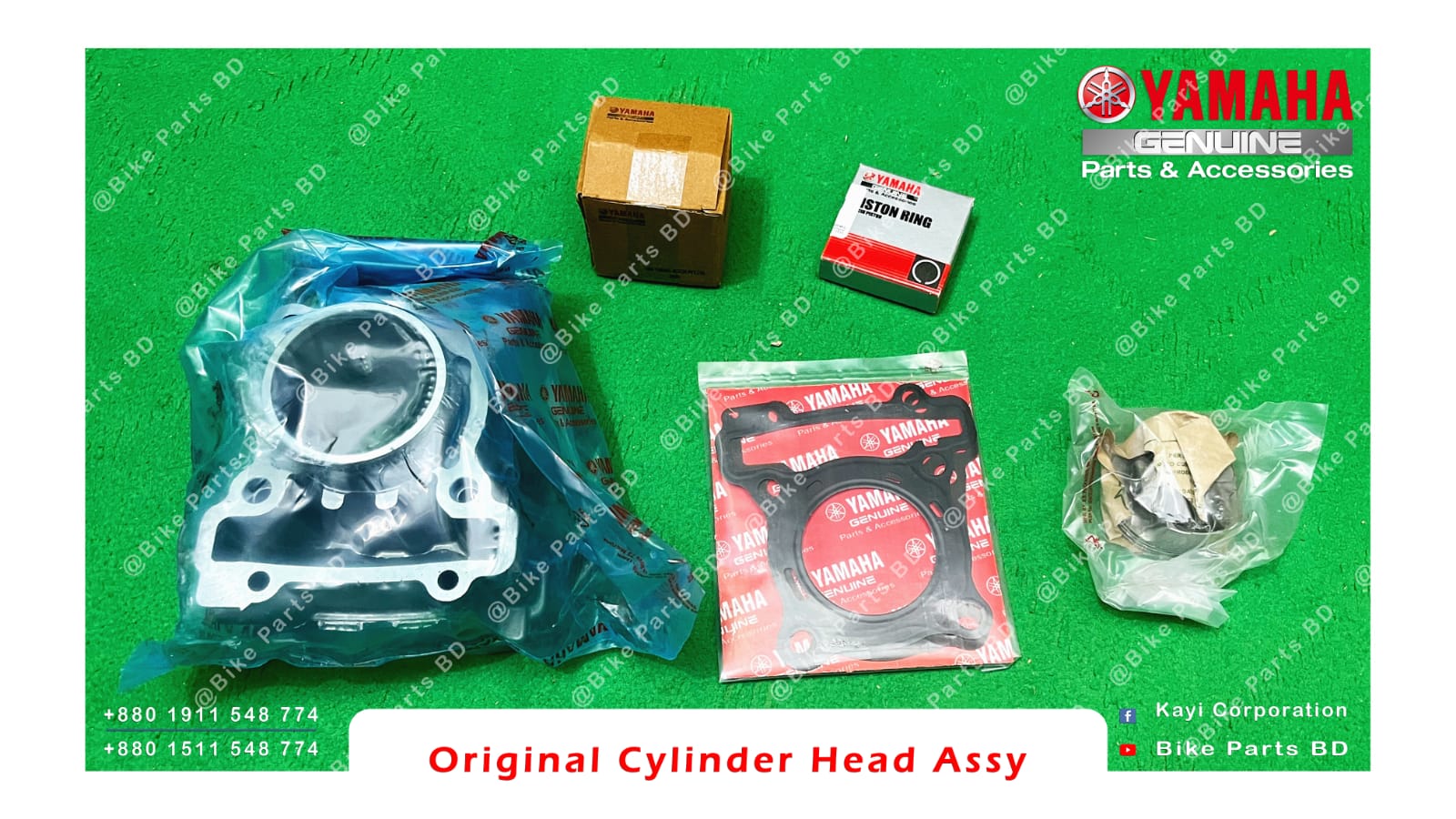 Cylinder Head Assy for Yamaha R15 V3, R15 V4, R15M, MT15 V1, MT15 V2 bike. thumbnail 3