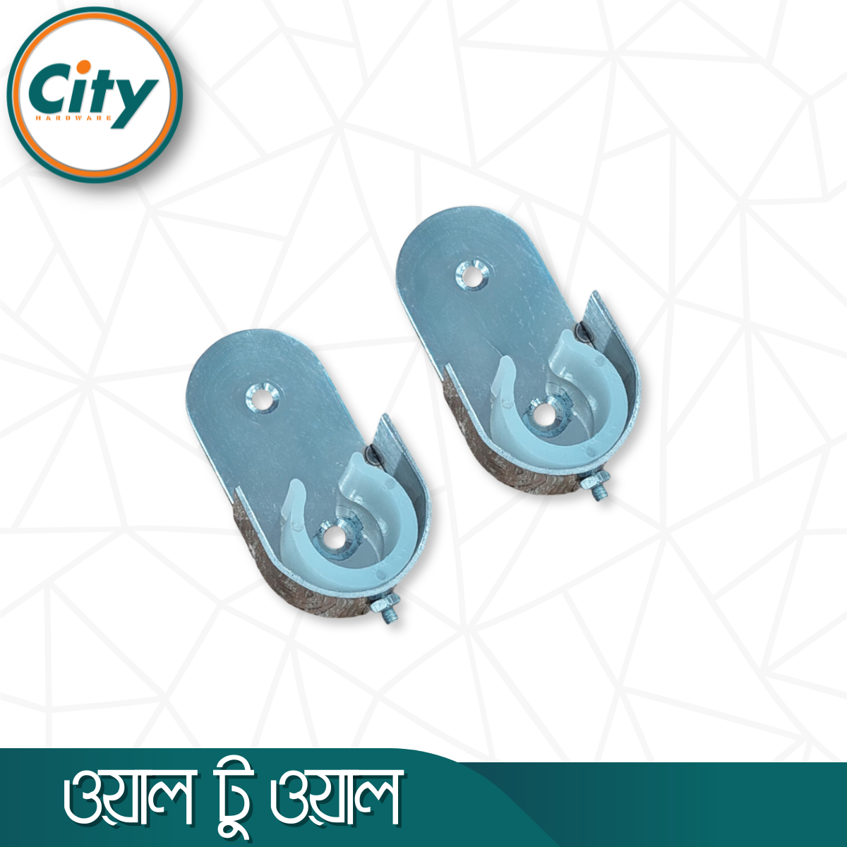 ১ পিস স্টেইনলেস স্টিলের দেয়াল থেকে দেওয়ালের পর্দা পাইপ সকেট ১ ইঞ্চি পাইপের জন্য_img_1