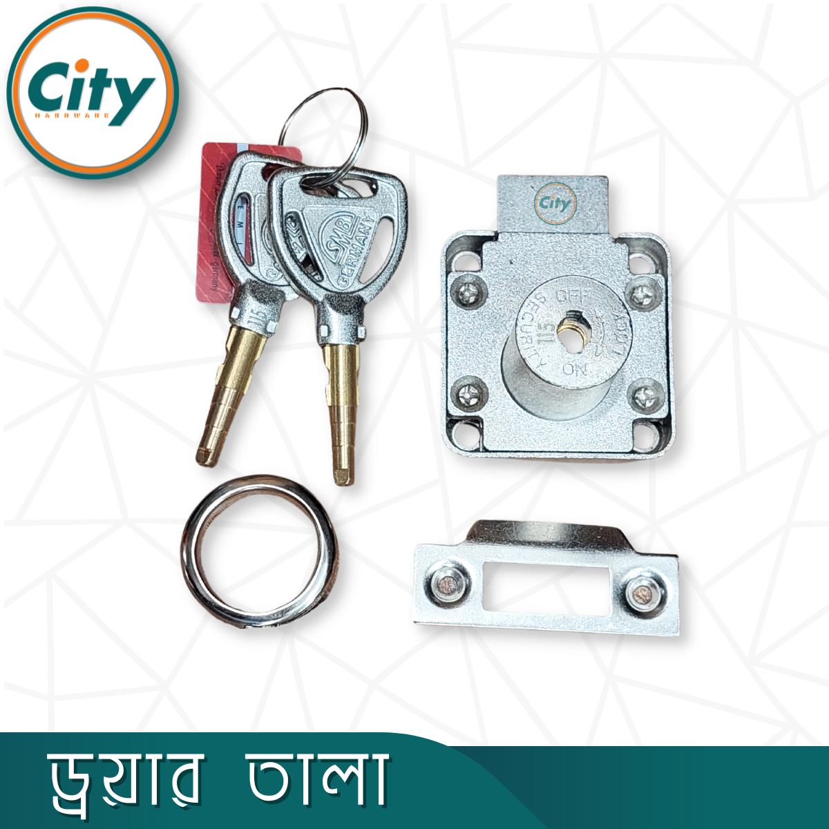 প্রিমিয়াম গুণমানের ড্রয়ার লক রাউন্ড কী পুশ লক আসবাবের ক্যাবিনেট ওয়ারড্রোব ডোর লক ছোট জিহ্বা লক_img_4