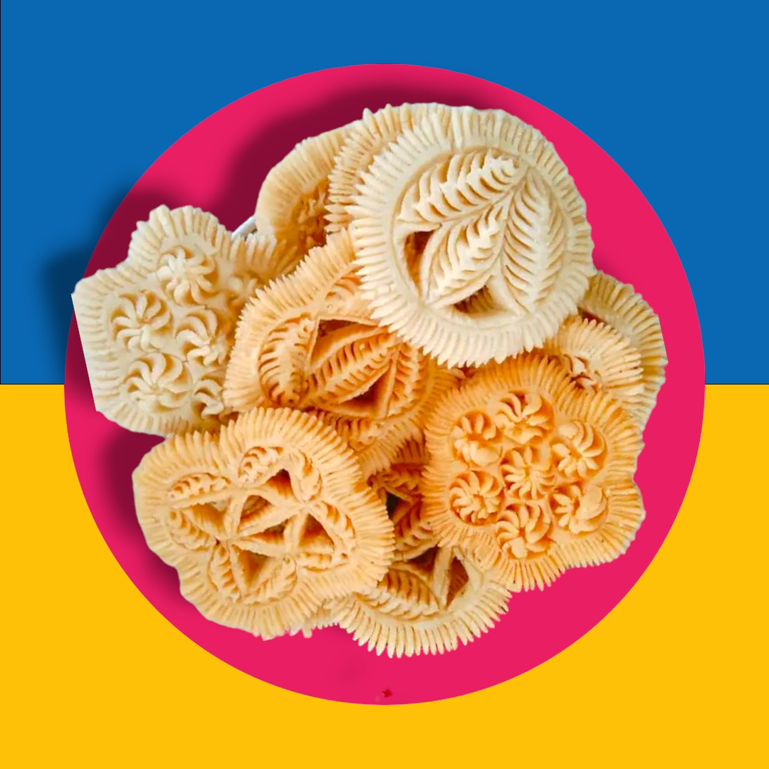 শিরা ছাড়া ১কেজি নকশি পিঠা