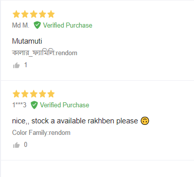 Customer review image