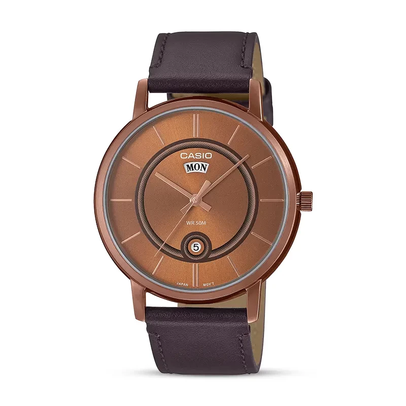 Casio Enticer MTP-B120RL-5AV Brown Dial Men's Watch