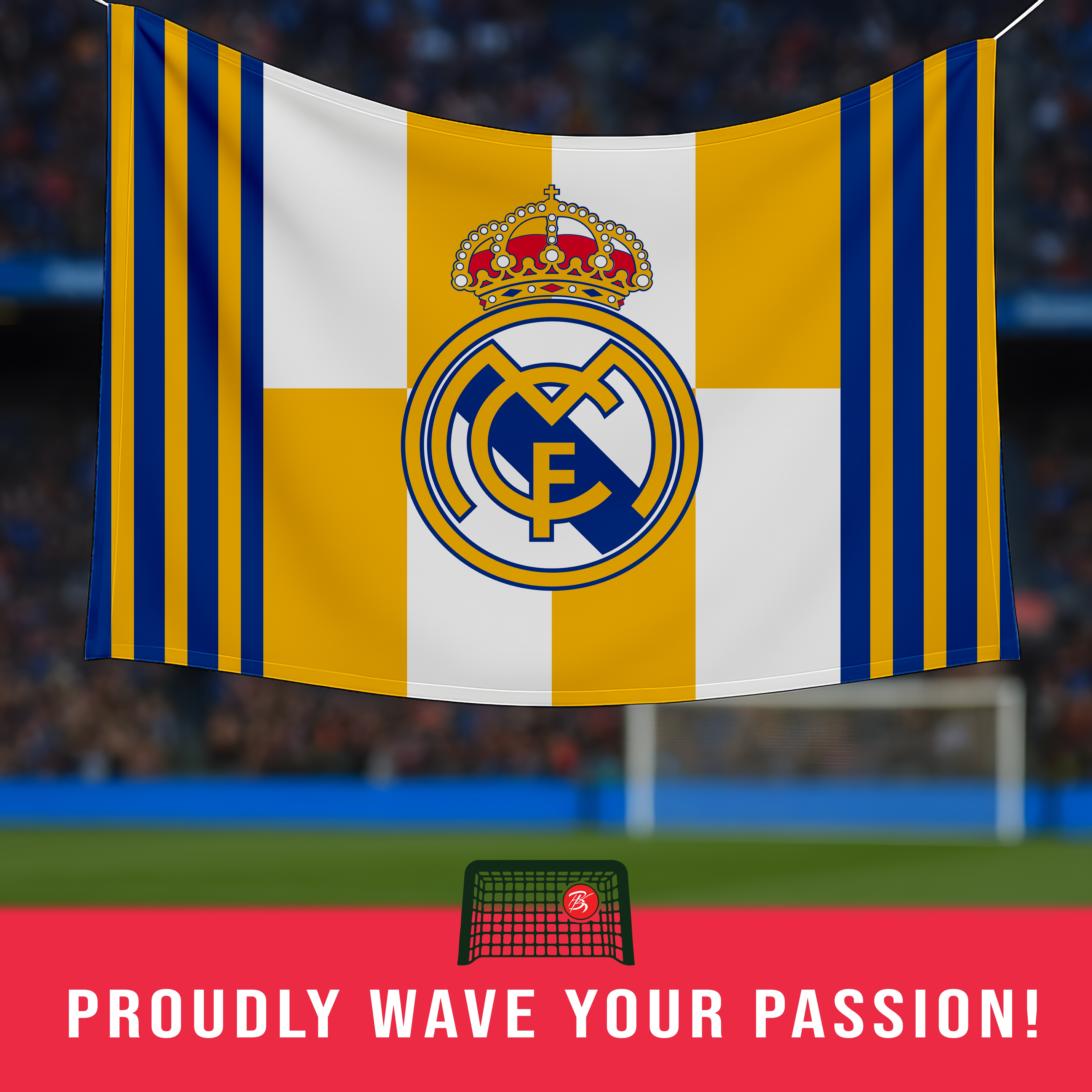 Real Madrid Premium Club Flag – For the True Madridistas!