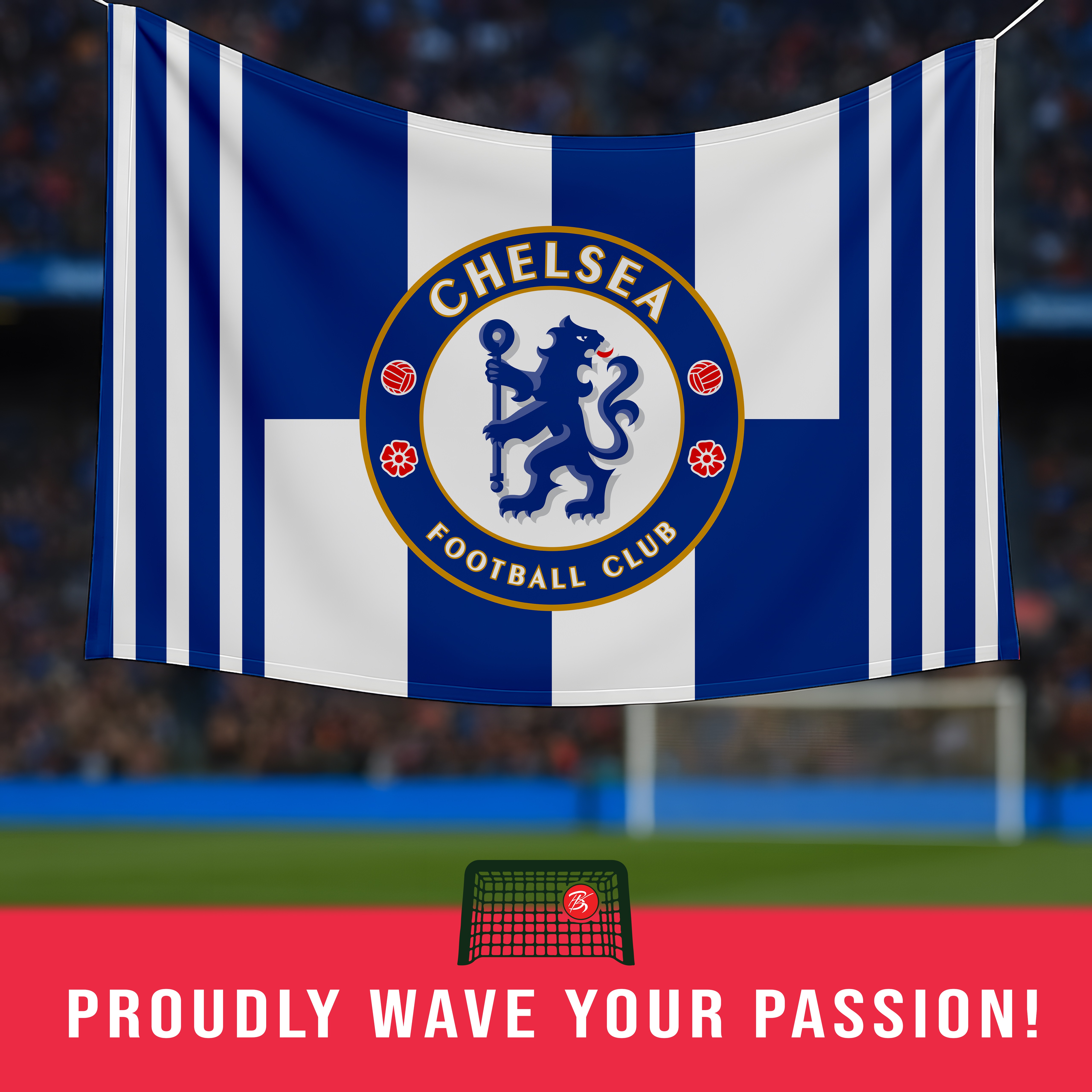 Pride of London – Chelsea FC Flag for the Bold and Blue!