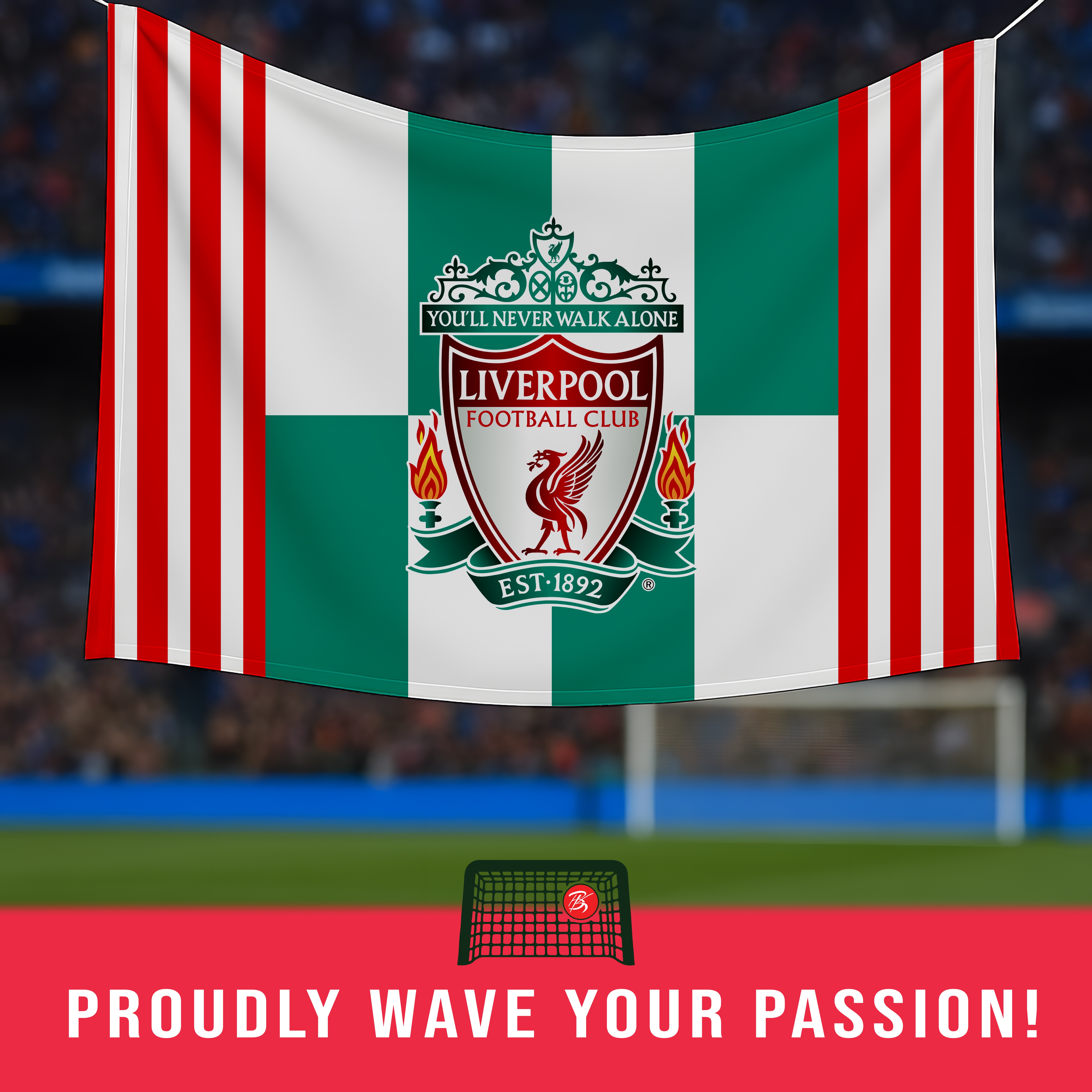 Liverpool FC Fan Edition Flag for the True Reds!