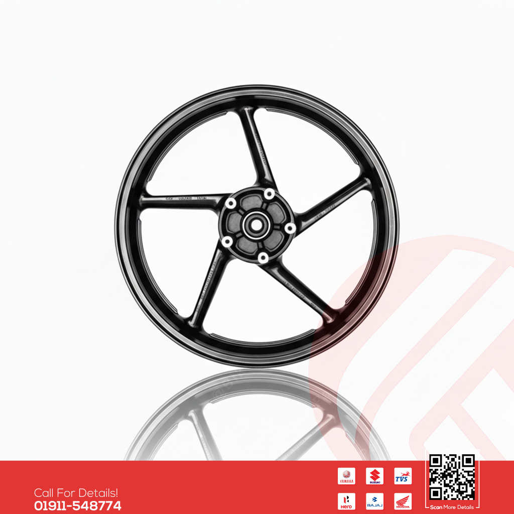 Alloy Rim (Front) for Yamaha FZS V1, FZS V2 (Single Disk), Fazer V1 & Fazer V2 bike.