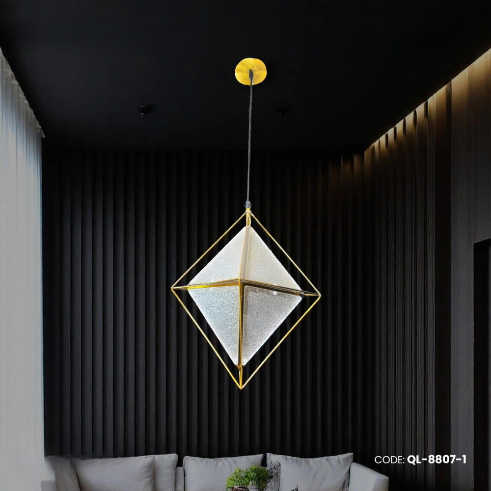 Qulik Modern Nova Gem 3 Color Hanging Lights (QL-8807-1)