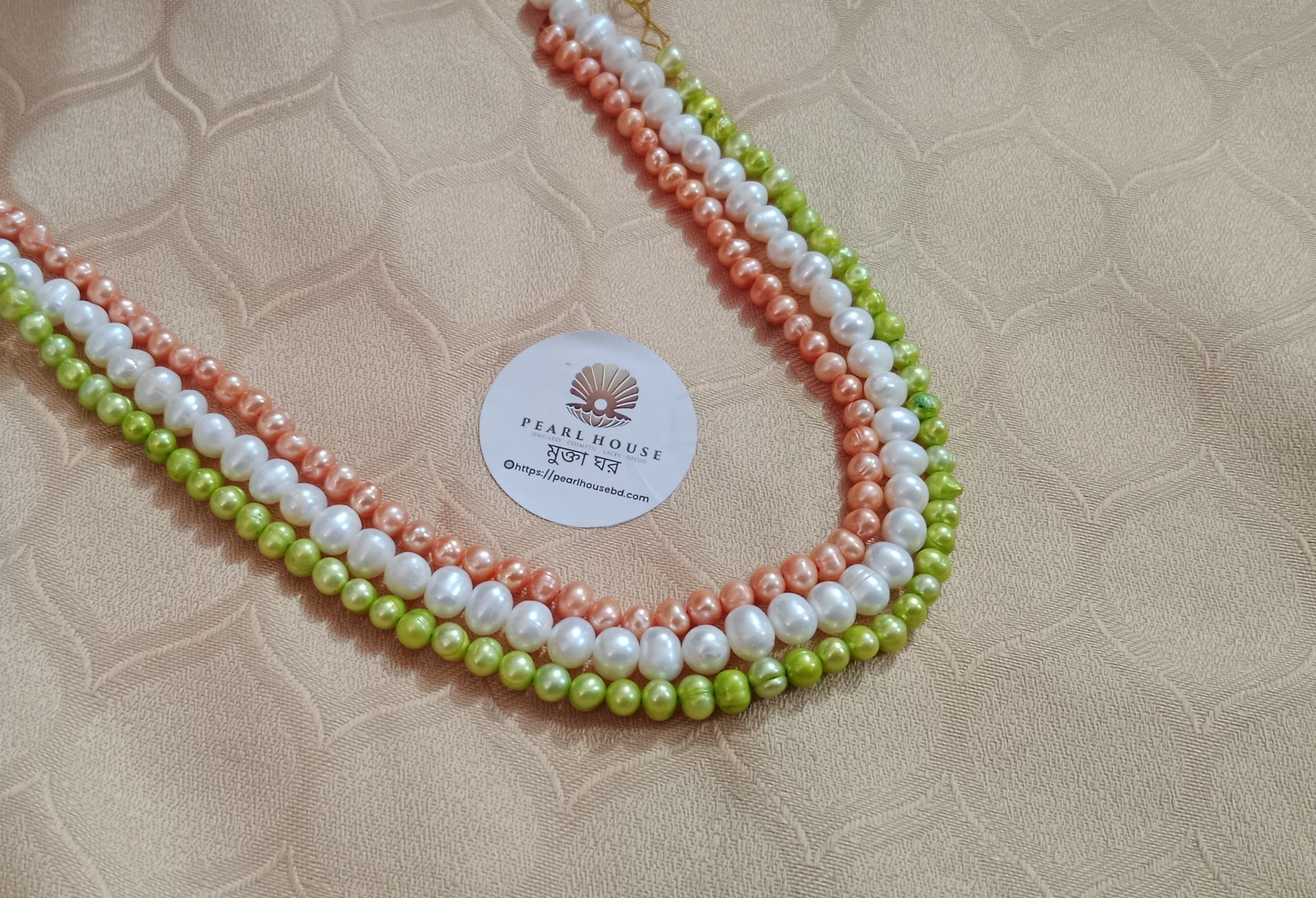 3 Layer Multicolor Pearl neckpiece_img_1
