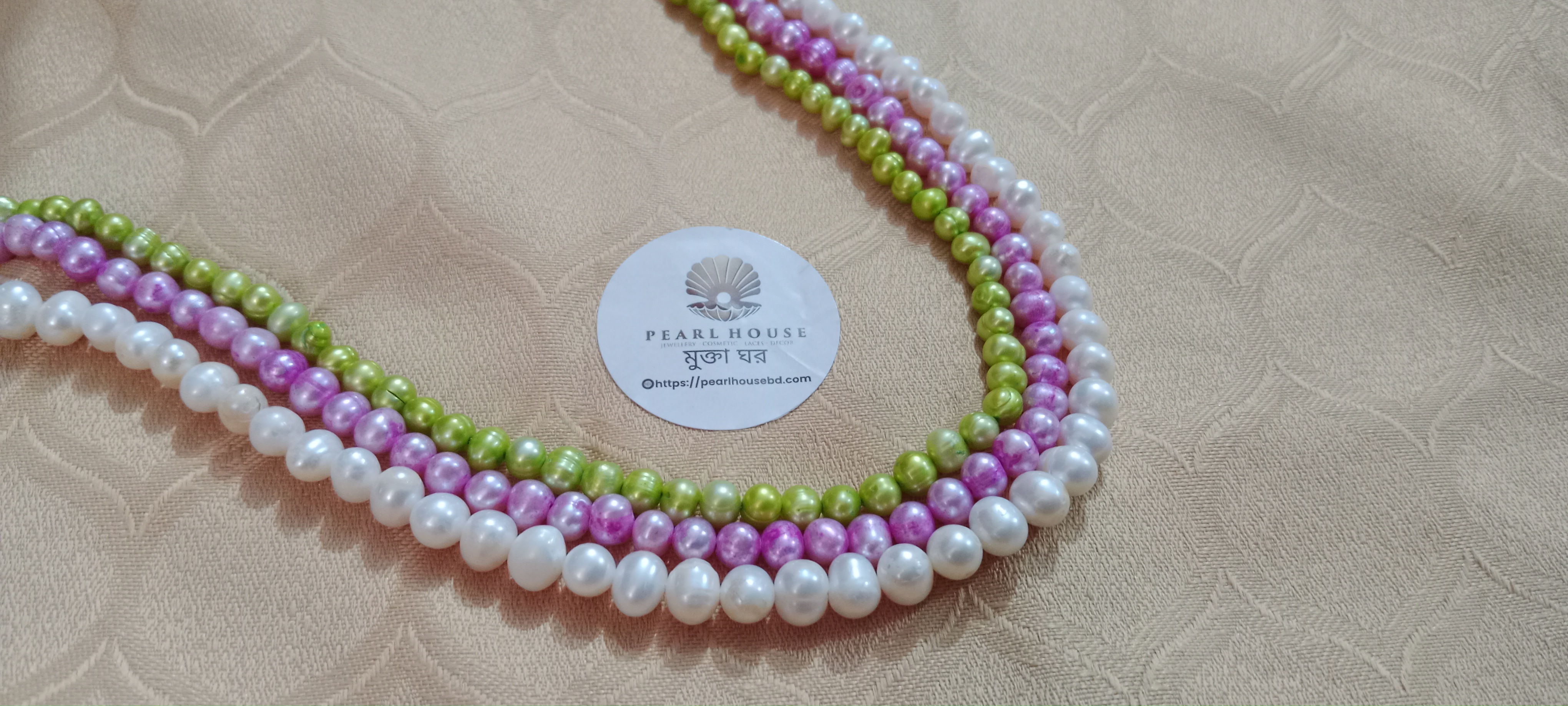 Pearl 3 Layer Multicolor neckpiece_img_2
