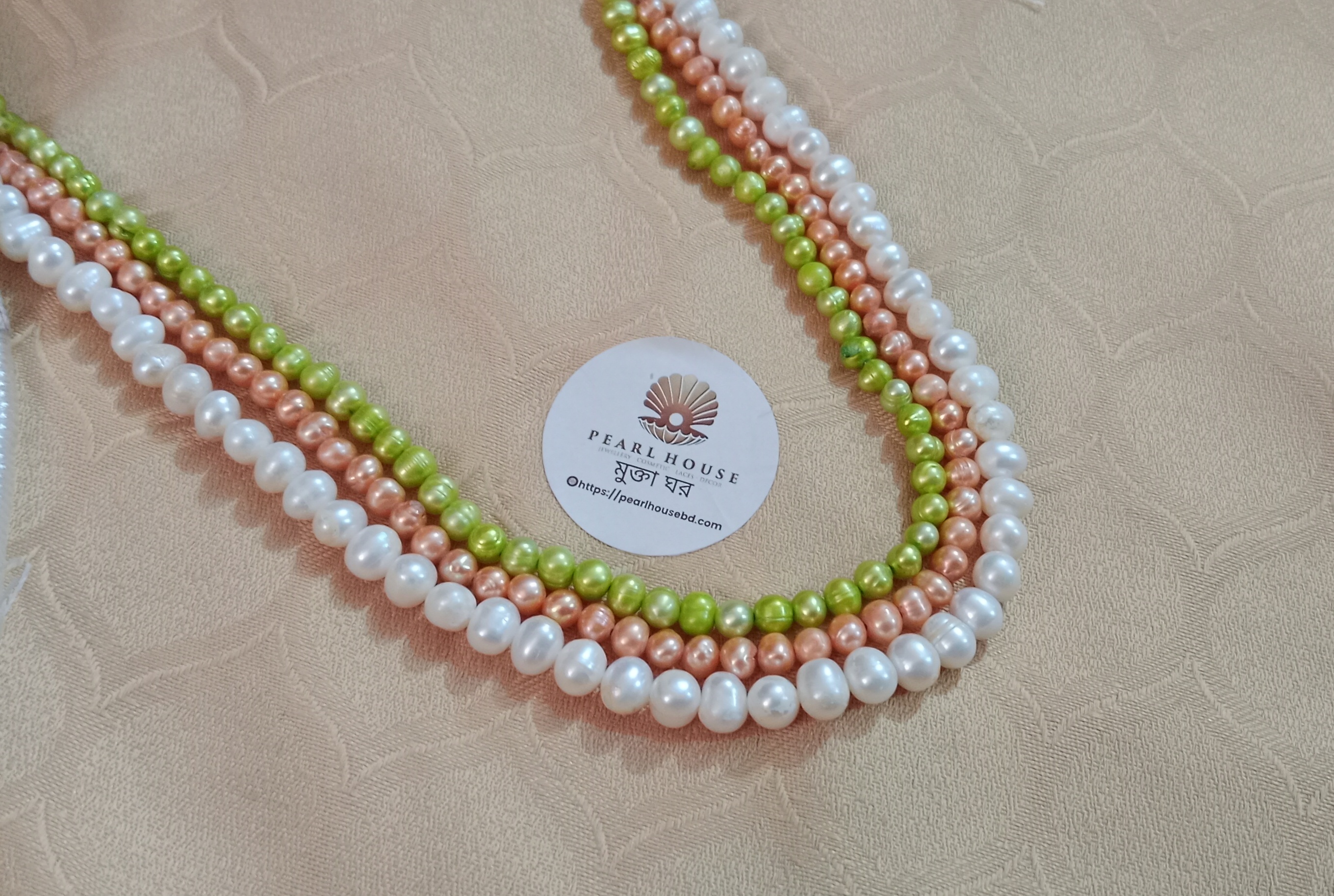 Pearl 3 Layer Multicolor neckpiece_img_3