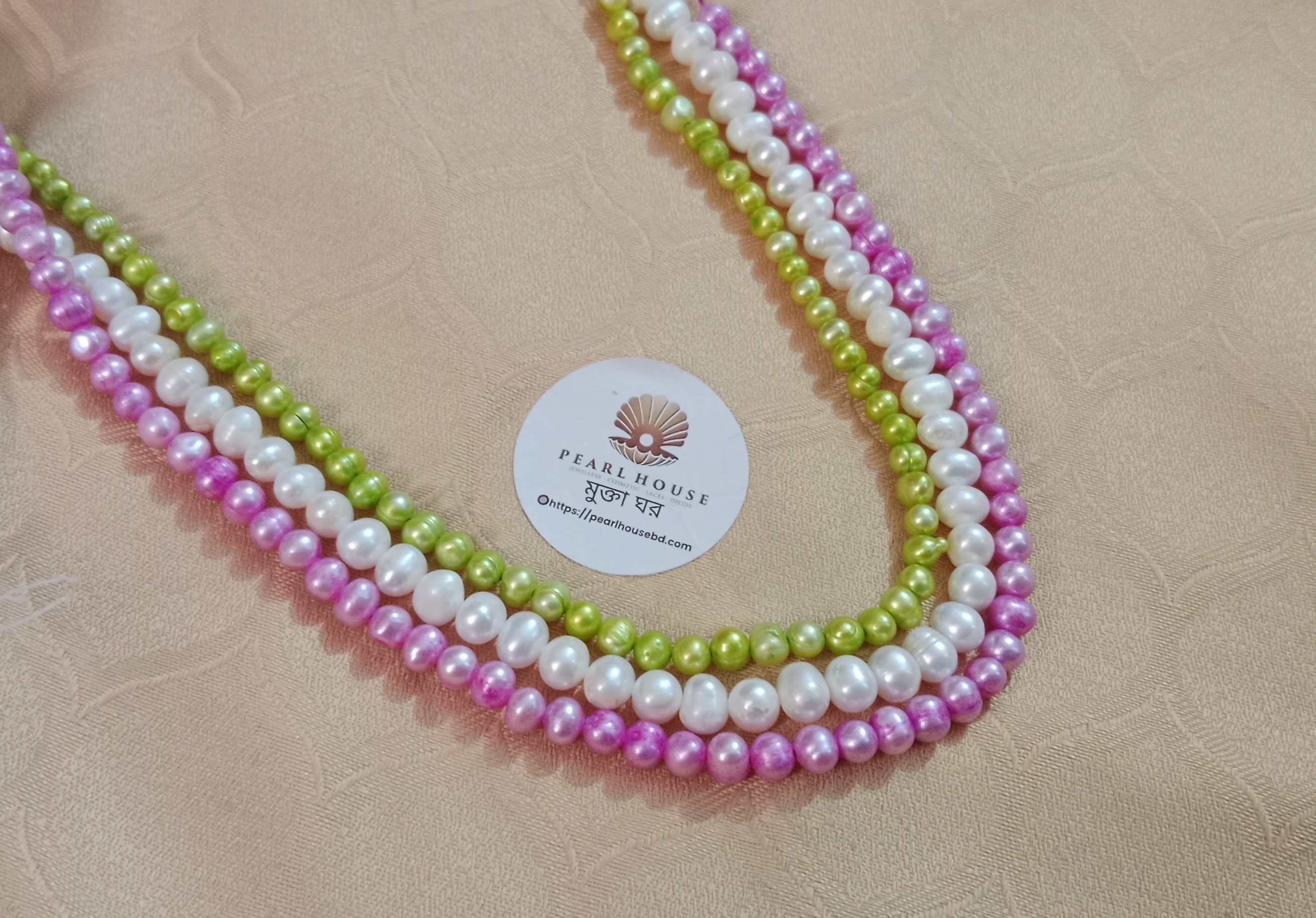 3 Layer Multicolor Pearl neckpiece_img_0