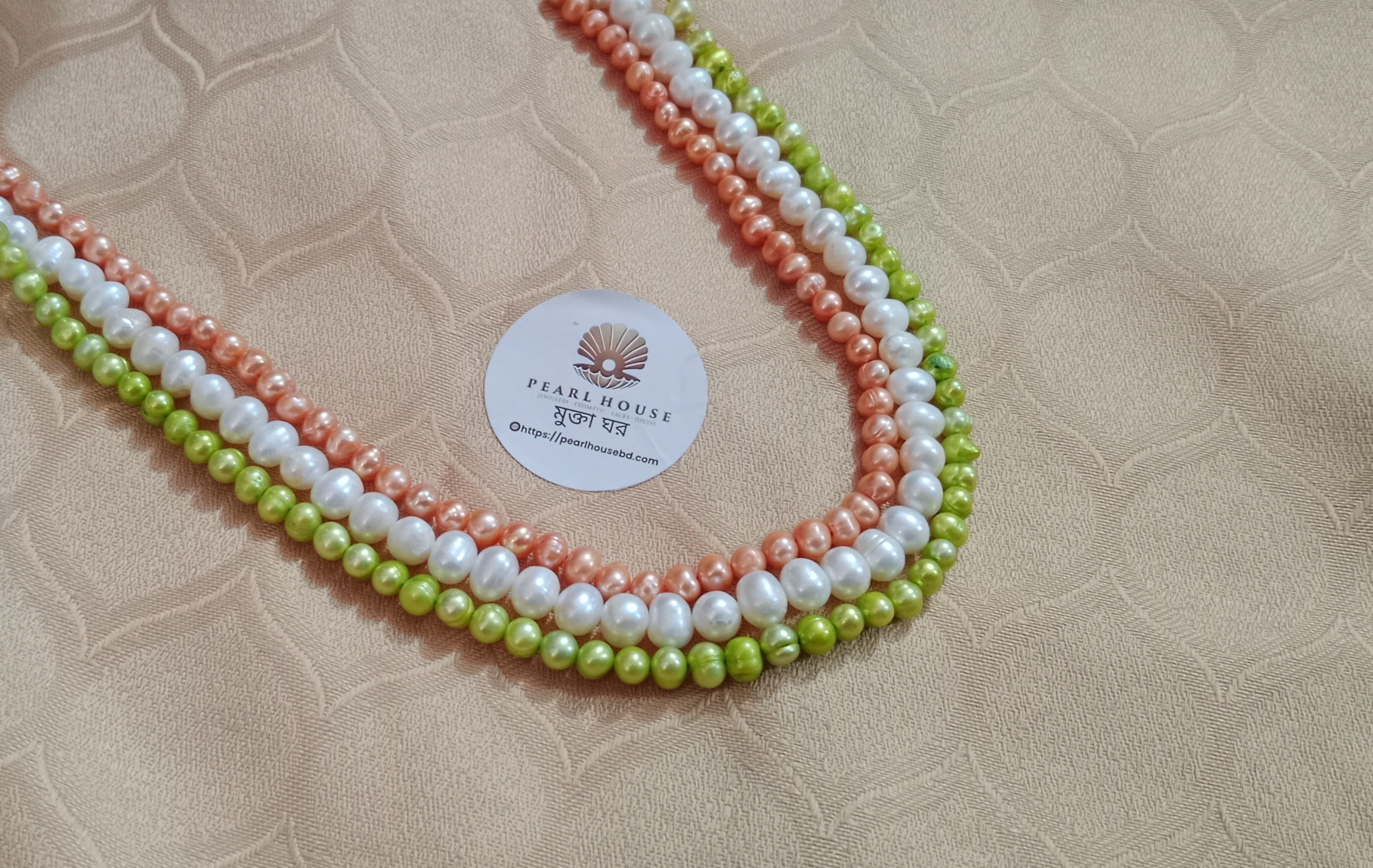 3 Layer Multicolor Pearl neckpiece_img_2