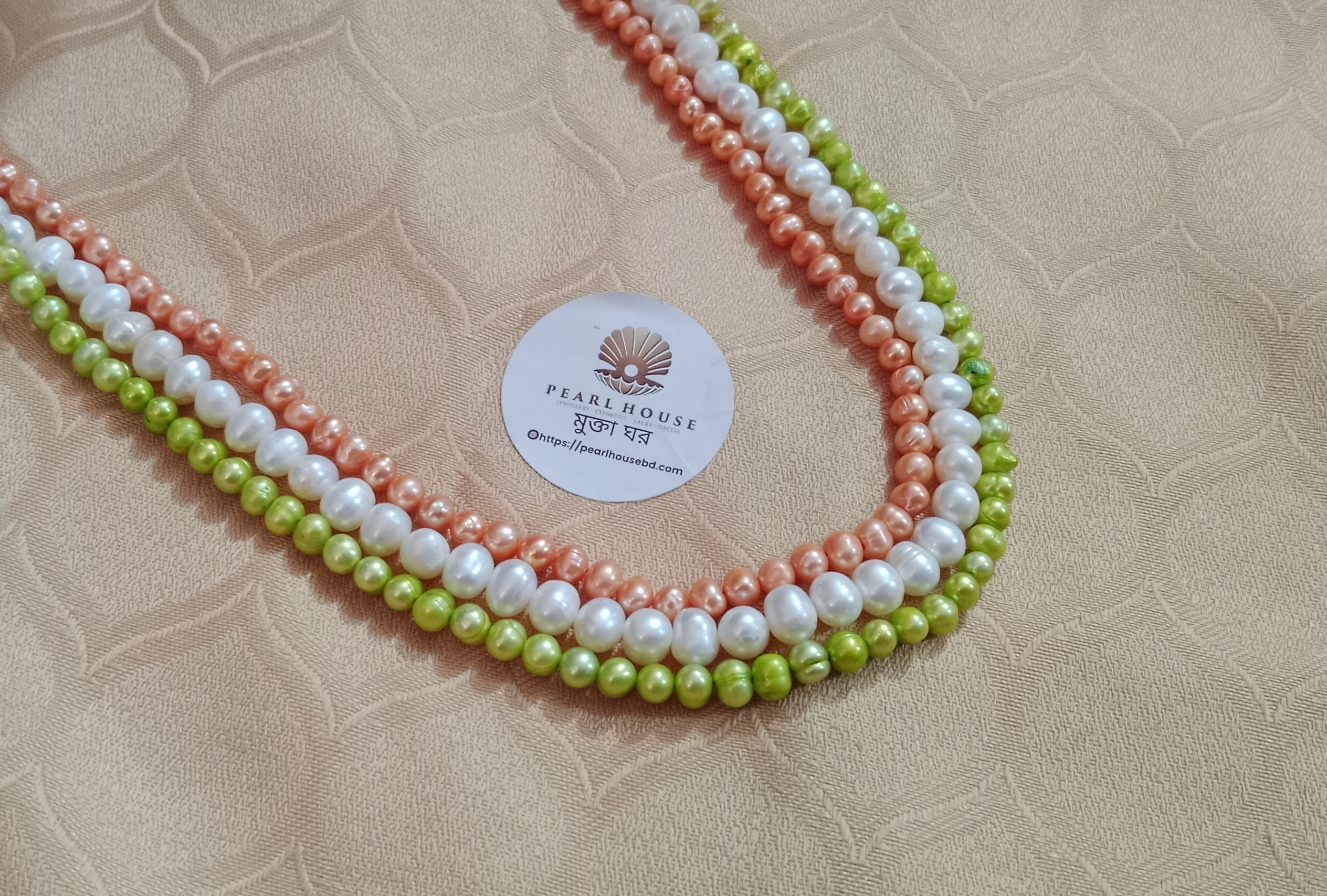 3 Layer Multicolor Pearl neckpiece_img_3