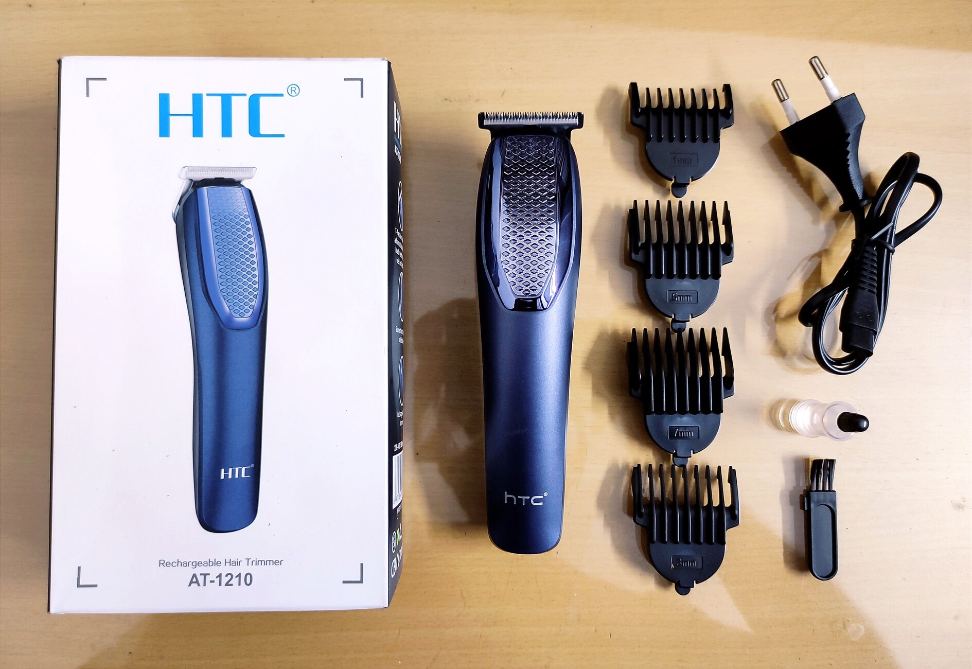 HTC AT-1210 Rechargeable 4 Clipper Hair Trimmer For Men_img_1