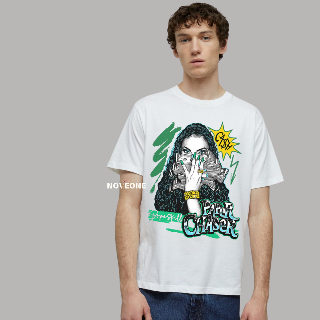 NoveOne N25038– Premium Oversized T-Shirt (Color: White)