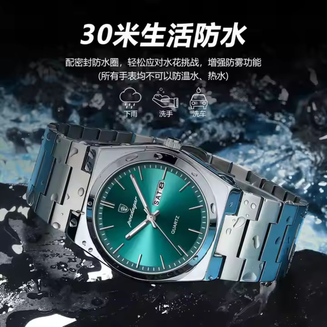 Poedagar 930 Top Brand Luminous Hands Quartz Watch_img_3