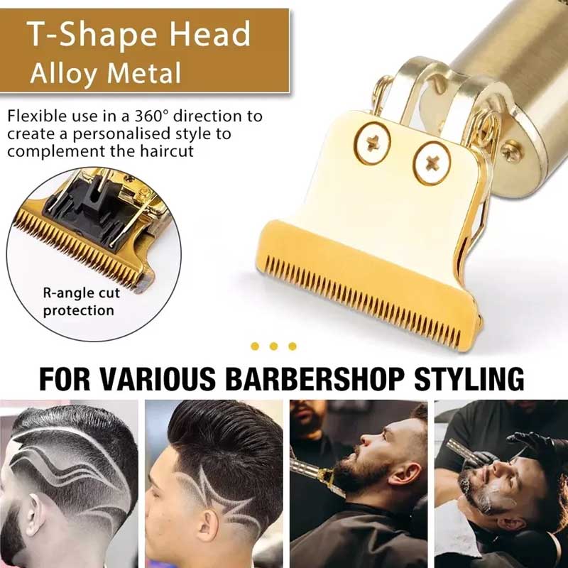 Vintage T9 Hair Cutting Machine Hair Trimmer Recharge Professional Cordless Hair Trimmer_img_3