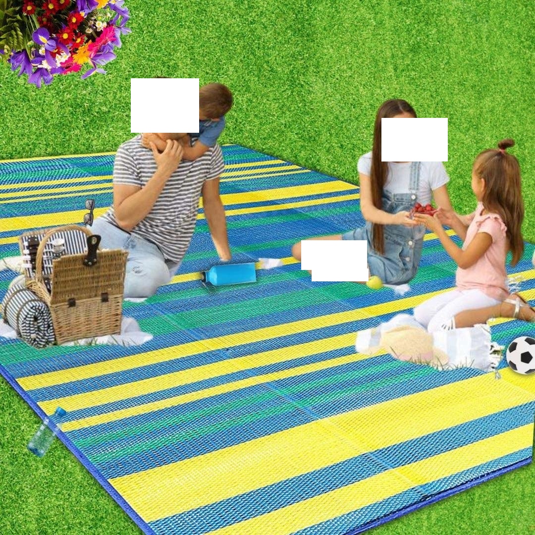 Plastic Carpet Mat 5 ft/ 7 ft single Thick - mat - Image 1