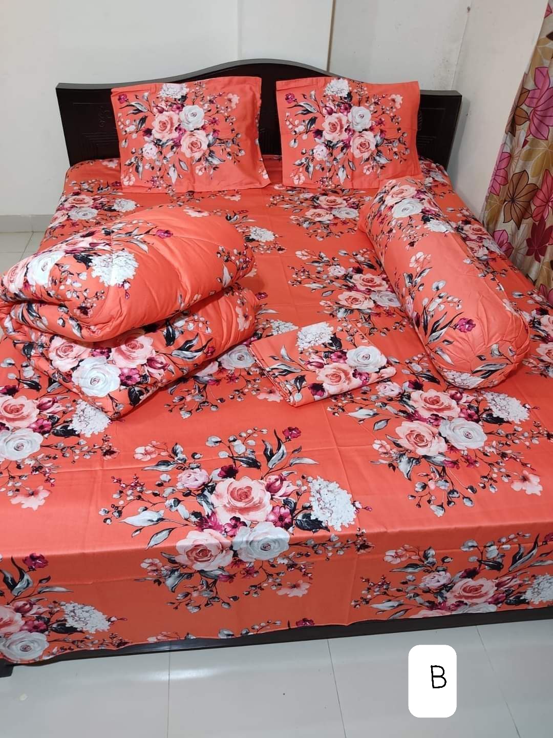 টুইল কটনের কম্ফোর্টার (৫পিসের সেট)