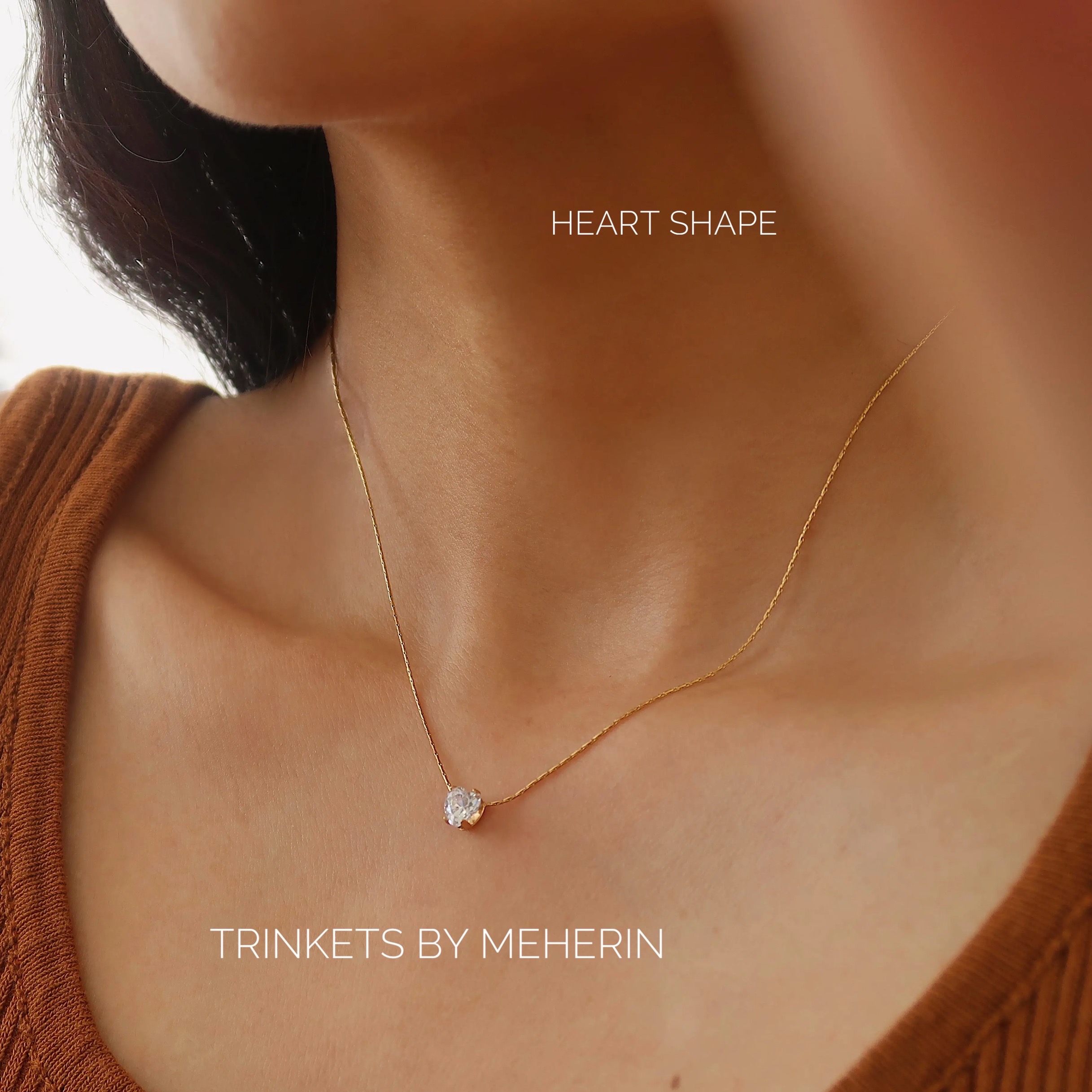 Minimal heart solitare chain_img_3